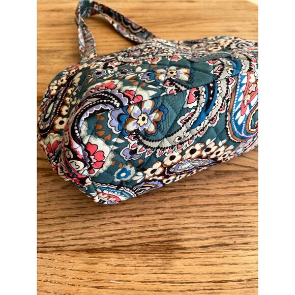 Vera Bradley Haymarket Paisley Jewel Triple Compartment Shoulder Bag - Picture 2 of 8